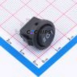 KCD11-204-3P Rocker Switch Through hole Component (THT) Switch 16.5mm 14.9mm 19.4mm Concave Bend - Product Image 1