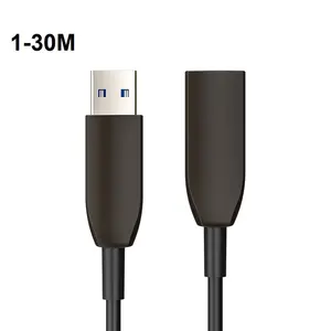 Xdk Đen USB 3.1 5 gam/giây AOC cáp loại am để AF lai hoạt động sợi quang Extender hoạt động USB cáp mở rộng 30m