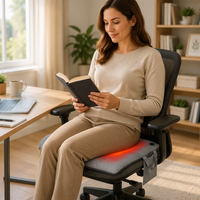 Coussin et coussin de chaise chauffants sans fil, lavables, portables, rechargeables par USB pour voiture et utilisation extérieure en hiver