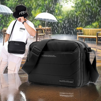 Tas Selempang Pria Mewah Anti Air Bahan Nylon untuk Perjalanan Outdoor