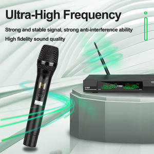 Micrófono Inalámbrico UHF Profesional OEM UK3 de Mano, Patrón Polar Cardioide, Construcción Metálica, para Conferencias, Escenarios y Karaoke - Product Image 4