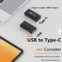 USB3.1/3.0 Typ-C-Buchse auf Mobile-Buchse USB-C-Hub-Adapter 10 Gbit/s Datenübertragung DC-Ausgang Brandneu
