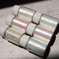 Sombra de Ojos Camaleón Súper Intensa Metálica Aurora Duocromática Multichrome en Polvo de Mica Suelto a Granel