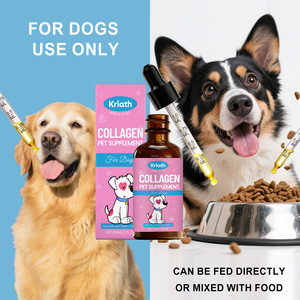 Gouttes de collagène pour chiens avec acide hyaluronique et biotine 60 ml – Soin quotidien pour le confort articulaire – Complément pour toutes les saisons – Nouvel An - Product Image 2