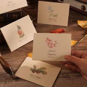 بطاقة معايدة مخصصة بأربع ألوان ثلاثية الأبعاد بتصميم زهور لطيفة وعبارة 'عيد الأم السعيد' أو 'عيد ميلاد/عيد الميلاد الجديد' مطبوعة بتقنية الأوفست مع طلاء غير لامع - Product Image 6