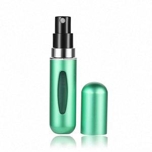 Botellas de Perfume de Aluminio Unisex de 5 ml, Mini Botellas Recargables con Relleno Inferior, Pulverizador, Aceites Esenciales para el Cuidado de la Piel, Componentes de Plástico - Product Image 4
