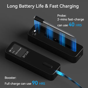 Thermomètre à viande intelligent sans fil à distance de 500 pieds avec sonde précise pour la cuisson des aliments pour la cuisine BBQ Grill Four Smoker Rotisserie - Product Image 4