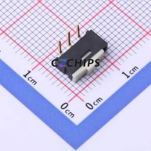 CL-SA-12C4-02 Slide Switch Through hole Component (THT) Switch Single Pole Double Throw Rectangle Pin Header PC Pin 10mm - Product Image 2
