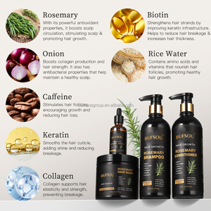 مجموعة العناية بالشعر بالروزماري والبيوتين: شامبو، بلسم، قناع للشعر، زيت للعناية بفروة الرأس، ومجموعة العناية بالشعر بماء الأرز - Product Image 2