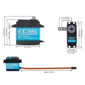 35kg High Torque Motor <strong>Servo</strong> DS3235 <strong>Digital</strong> Stainless Steel Gear for Robot DIY Remote Control Car 180&deg; Angle - Product Image 3