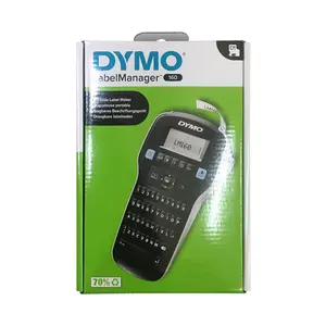 Orijinal DYMO LabelManager 160 İngilizce sürüm 6-12mm genişlik taşınabilir etiket yazıcı dymo etiket yazıcıları