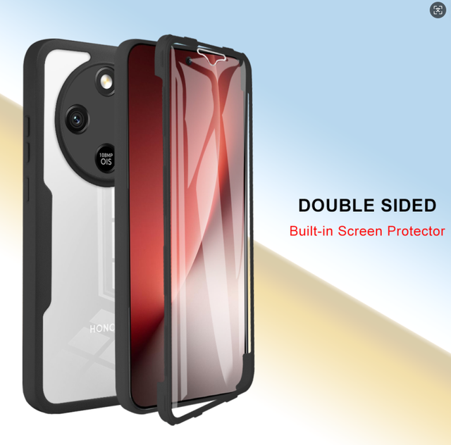 Dual Sided 360 Full Protection Screen Protector Phone Case for Honor Magic 7 Lite Honor 400pro X6C X7D X9D X70 X9C X5C Play 10A