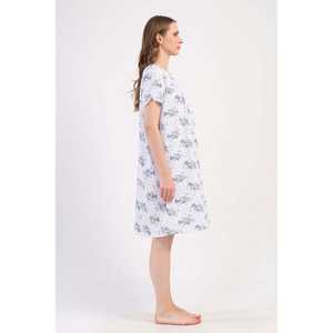 Camisón Floral para Mujer Talla Grande Fega, Ropa de Dormir Informal Tejida, Largo Medio para Adultos - Product Image 6