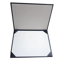 Gold Foil Custom Pu Leather A3 Certificate File Folder Holder Leather Diploma Holder