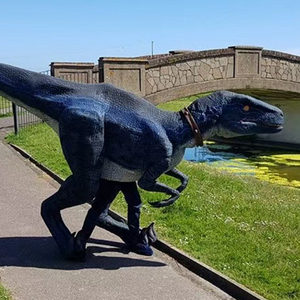 HT-289 Dinosaure animatronique géant de haute qualité <span class=keywords><strong>Baryonyx</strong></span> marchant et râchant, en silicone, pour musée - Product Image 1
