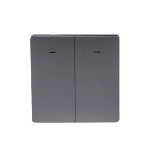 WIFI 1gang EU UK Standard Tuya remote control Black/White/Gold Color 2 Gang Home wall light switch
