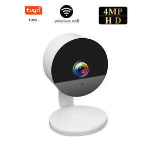 Caméra de sécurité miniature WiFi 4MP avec vision nocturne, capteur CMOS, détection de mouvement, audio bidirectionnel, compatible Alexa, <span class=keywords><strong>Google</strong></span> <span class=keywords><strong>Home</strong></span> et Tuya, IP65 - Product Image 1