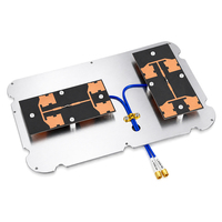 Antenne Wi-Fi bi-bande 2,4 GHz/5,8 GHz, 10 dBi, à gain élevé, directionnelle, montage sur panneau, connecteur IP98 MCX/MMCX
