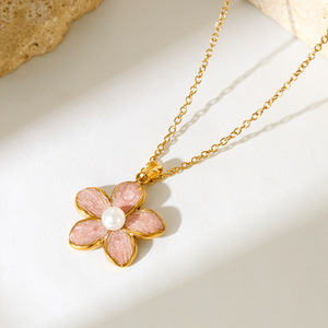 Collier pendentif en acier inoxydable, chaîne de pull pour femmes à la mode européenne et américaine, bijoux tendance et polyvalents - Product Image 6