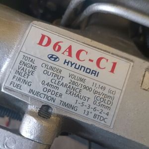 มอเตอร์เครื่องยนต์ D6AC-C1สำหรับ R380LC-9SH ที่ R375-7h เครื่องยนต์ดีเซล - Product Image 4