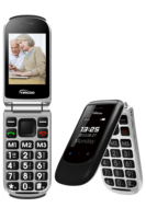 Teléfono Celular para Personas Mayores YINGTAI de 2.4 Pulgadas con Tapa, GSM de Cuatro Bandas, Doble SIM, Radio FM, SOS, Desbloqueado, Pantalla Dual, Teléfono para Personas Mayores 2G con Botones