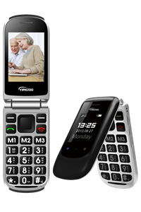 Điện Thoại Di Động YINGTAI Lật 2.4 Inch Cho Người Già, Điện Thoại GSM Bốn SIM Hai Sóng FM SOS Đã Mở Khóa Màn Hình Kép Điện Thoại Cao Cấp 2G Có Nút - Product Image 4