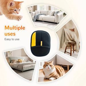 Gants électrostatiques OEM ODM pour l'élimination des poils d'animaux, lavables et réutilisables, pour chiens et chats, pour le nettoyage des meubles, des draps, des canapés et des vêtements - Product Image 2