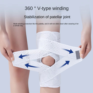 Rodillera Deportiva HKD de Calidad Médica, de Poliéster y Neopreno, Transpirable, con Correas, Protección Profesional, Ligera e Impermeable - Product Image 3