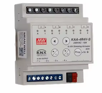 Actionneur universel KNX Mean Well KAA-4R4V-10S de Taïwan avec 4 canaux et une capacité de 10A par canal
