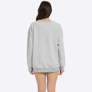 Vente en gros de vêtements d'automne-hiver grande taille pour femmes Y2k mode vintage pour filles sweat-shirt réversible à col rond fabricant - Product Image 6