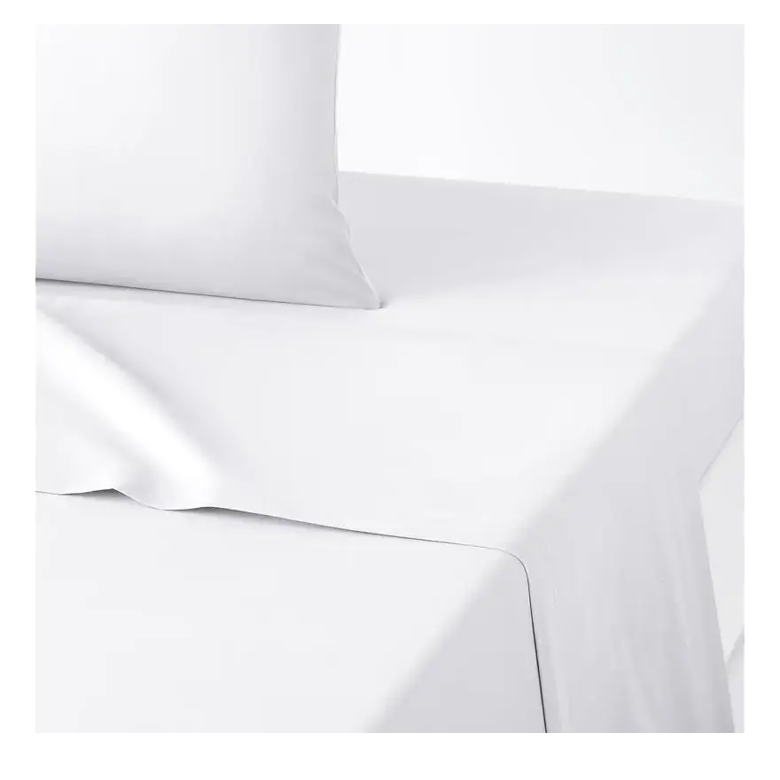גיליונות מיטת סט 100% כותנה יוקרה מצעים Drat דה מואר Drat דה מואר מצרי כותנה מלון לבן גיליון סוג רגיל צבוע כל-עונה