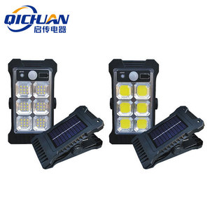 Lámpara Solar Qichuan con Clip LED, Sensor de Movimiento, Impermeable, para Jardín, Patio, Pared - Product Image 1