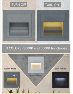 <span class=keywords><strong>Luz</strong></span> de pared LED empotrada de 3W y 220V, <span class=keywords><strong>luz</strong></span> blanca de 6000K para escaleras, lámpara para <span class=keywords><strong>escalera</strong></span>, vestíbulo, Loggia, iluminación para cine en casa, <span class=keywords><strong>luz</strong></span> para <span class=keywords><strong>escalera</strong></span> - Product Image 2