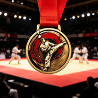Personnalisation et vente en gros de médailles de karaté pour compétitions d'arts martiaux, ainsi que de diverses médailles et trophées de compétition.