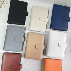 Organiseur de budget multifonctionnel coloré de qualité supérieure, format Macaron A5 A6, reliure à anneaux, reliure en cuir, carnet de notes, 6 trous - Product Image 3