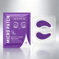 Patchs pour les yeux à micro-aiguilles au Bakuchiol et à l'acide hyaluronique, marque privée, anti-rides, raffermissants, masque contour des yeux anti-âge