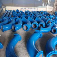 Pièces en céramique SiC résistantes à l'usure pour tuyaux, en carbure de silicium à coque acier, vente directe usine Taili