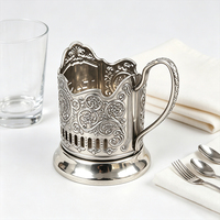 Porte-gobelets en métal gravé avec logo personnalisé, souvenir, objet de collection, porte-verres décoratif, cadeaux, décoration vintage, design unique