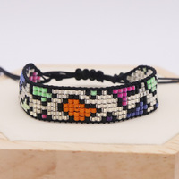 Design de mode bijoux faits à la main réglable Miyuki graine perlée léopard amitié bracelets pour femmes