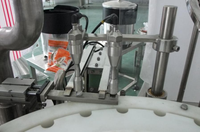 Ligne de production de liaison de remplissage de base de bouteilles de comptage automatique de poudre personnalisée