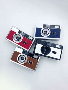 Reusable 35mm Film <b>Camera</b> Vintage Analog Point and Shoot <b>Camera</b> Compact Full Frame <b>Camera</b> with <b>Flash</b> for Kids Travel Photography - Product Image 3