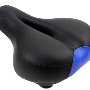 Bicycle Saddle Center Hole Soft Comfortable <b>Large</b> Size For Mountain Bike Unisex Adults Black Red Blue All Seasons - Product Image 4