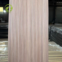 Panneaux de placage de bois flexibles, panneaux MDF souples pour revêtement de piliers, revêtement intérieur de suites d'hôtel, résistant à l'humidité