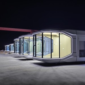 Cabina de Acero Prefabricada Portátil Impermeable de 2 Dormitorios Tipo Cápsula Espacial Expandible para Hoteles en Terrenos Baldíos - Product Image 6