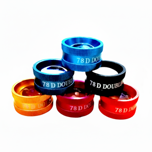 Combo de 3 objectifs SS Manufacture 78D Bleu 90D Rouge 20D Doré dans une boîte en bois avec personnalisation OEM SS-S189 Garantie 1 an - Product Image 1