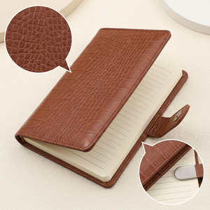 Carnet de planification de luxe A5 en cuir PU haut de gamme avec logo personnalisé pour journal de voyage - Product Image 2