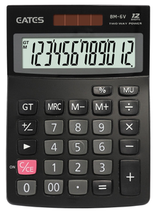 Grand écran LCD double puissance à 12 chiffres, calculatrice de bureau pour l'école et le bureau - Product Image 2