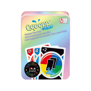 112 Pezzi Gioco di Carte QQOOPP in Carta Spessa per Bambini, Gioco di Poker Giocattolo Senza Pietà, Giochi da Tavolo Classici per Famiglia - Product Image 2