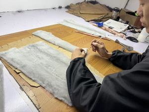 Stivali Alti al Ginocchio Grigi, Caldi Stivali da Neve in Peluche, Slip-on con Punta Rotonda, Stivali Invernali da <span class=keywords><strong>Donna</strong></span> - Product Image 4