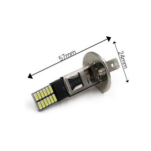 Luces antiniebla para coche H1 H3, 24 luces 4014, luces antiniebla delanteras, reequipamiento de faros, bombillas para coche, luces LED - Product Image 5